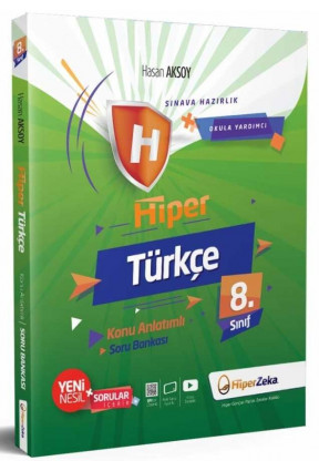 Hiper Zeka 8. Sınıf Türkçe Hiper Konu Anlatımlı Soru Bankası
