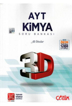 3D AYT Kimya Soru Bankası Yeni